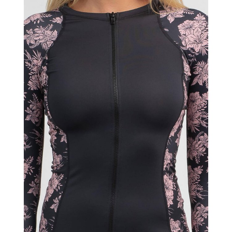 Hurley - Fleur Zip LS Rashvest - Velocity 21