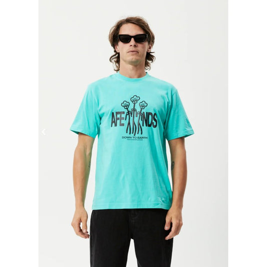 Afends - Grooves Recycled Retro Fit Tee - Jade - Velocity 21