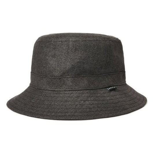 Brixton - Hardy Straw Bucket Hat - Black - Velocity 21