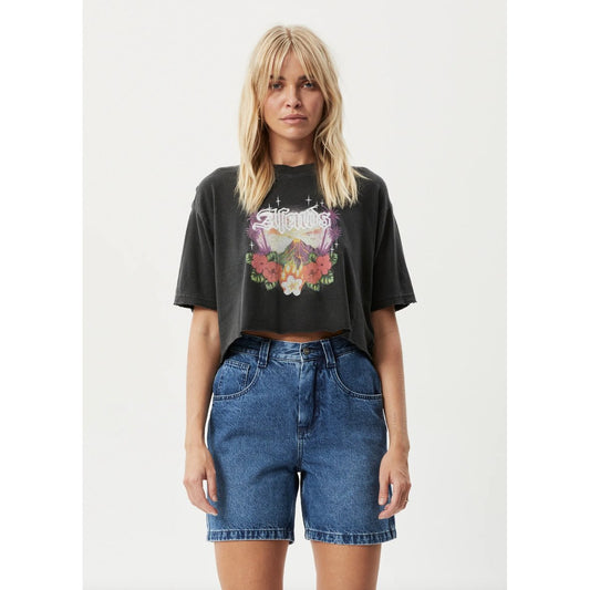 Afends - Holiday Slay Cropped Tee - Velocity 21