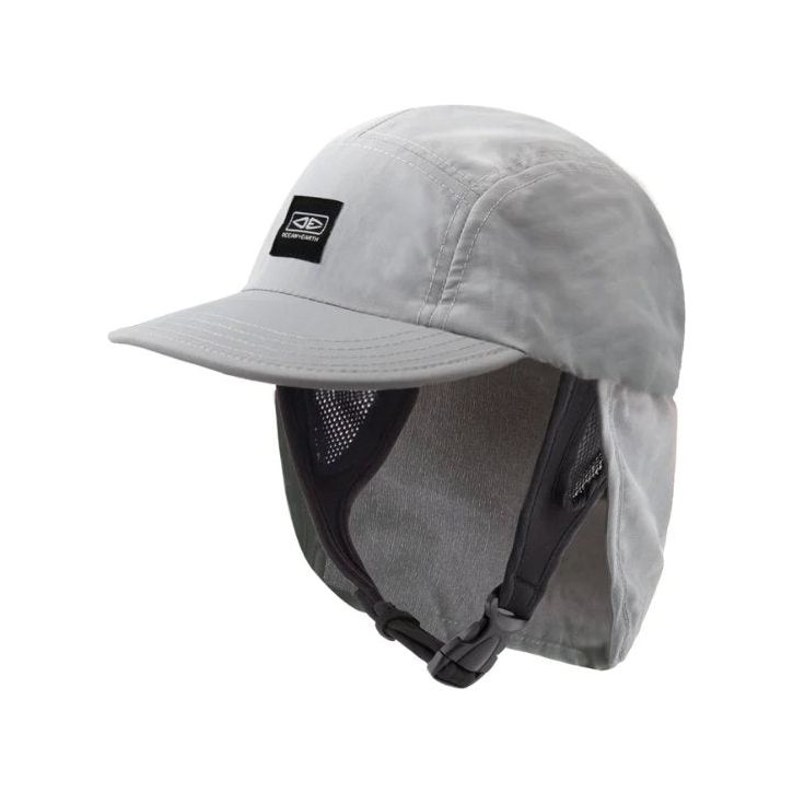 Ocean & Earth - Indo 5 Panel Legionnaire Surf Cap - Grey - Velocity 21