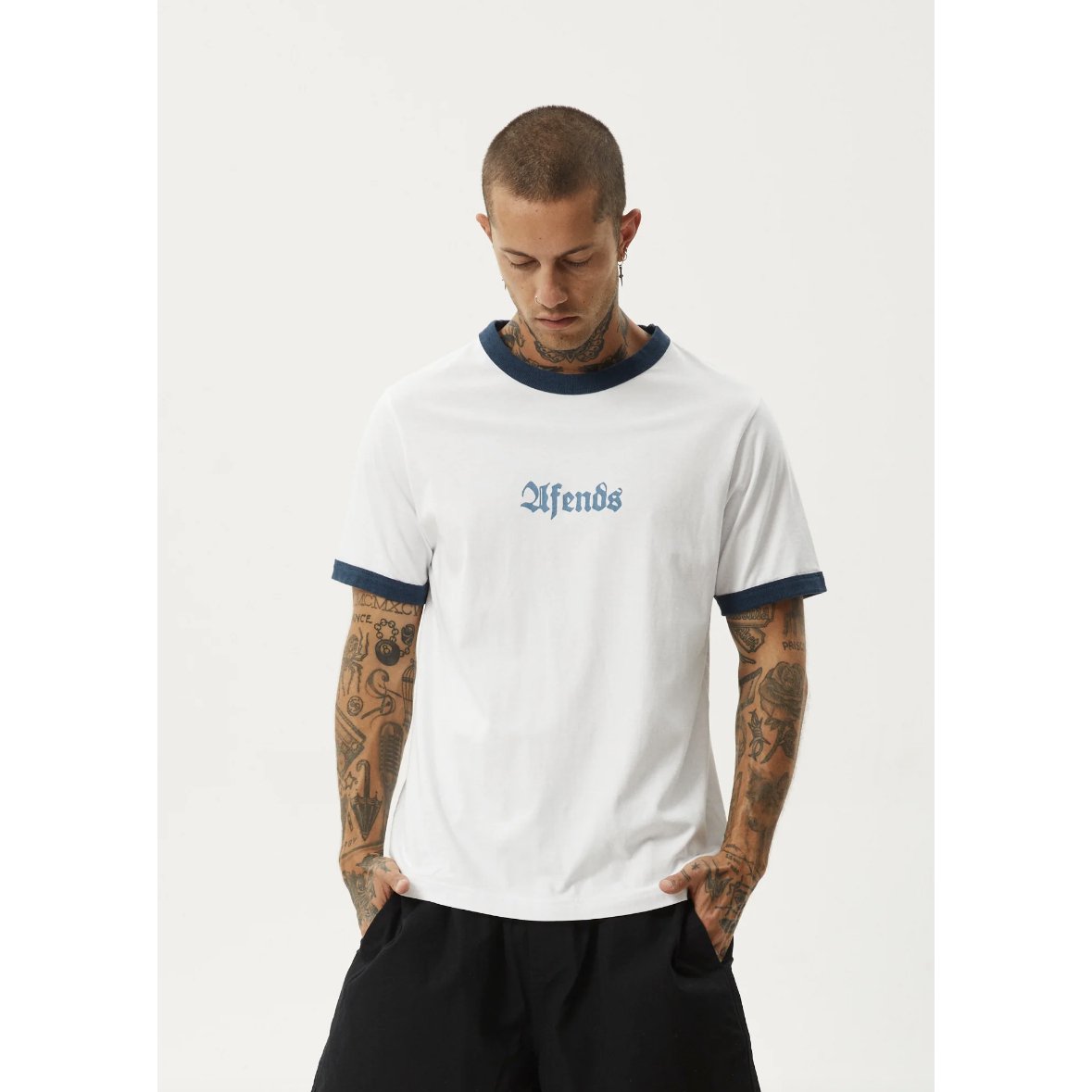 Afends - Interstella Recycled Ringer Tee - Velocity 21