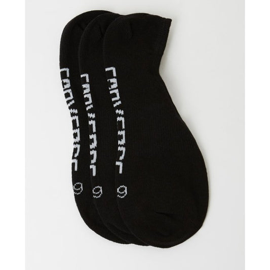Converse - Invisible Sock 3 Pack - Black - Velocity 21