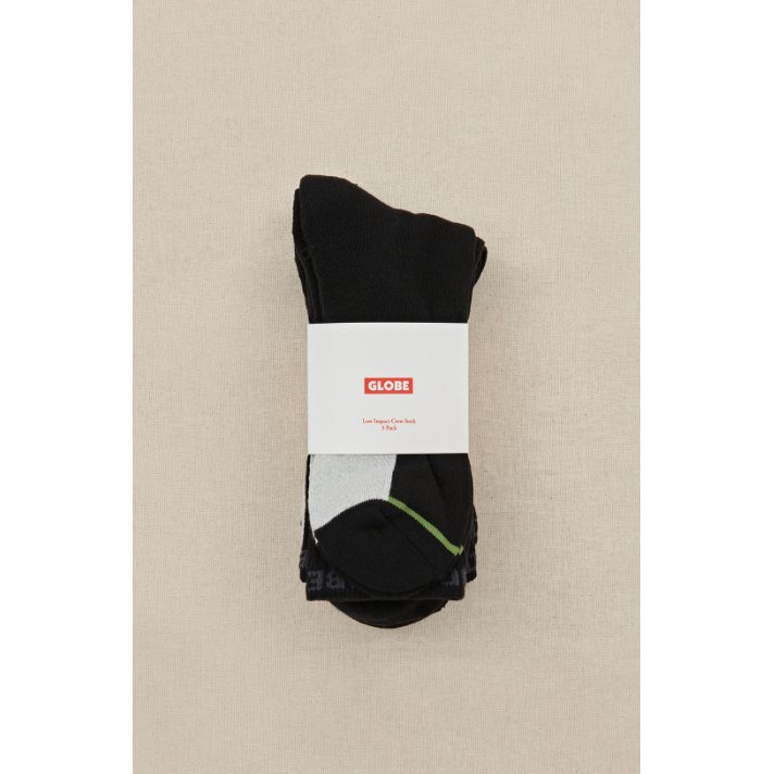 Globe - Low Impact Crew Sock - 3 Pack - Velocity 21