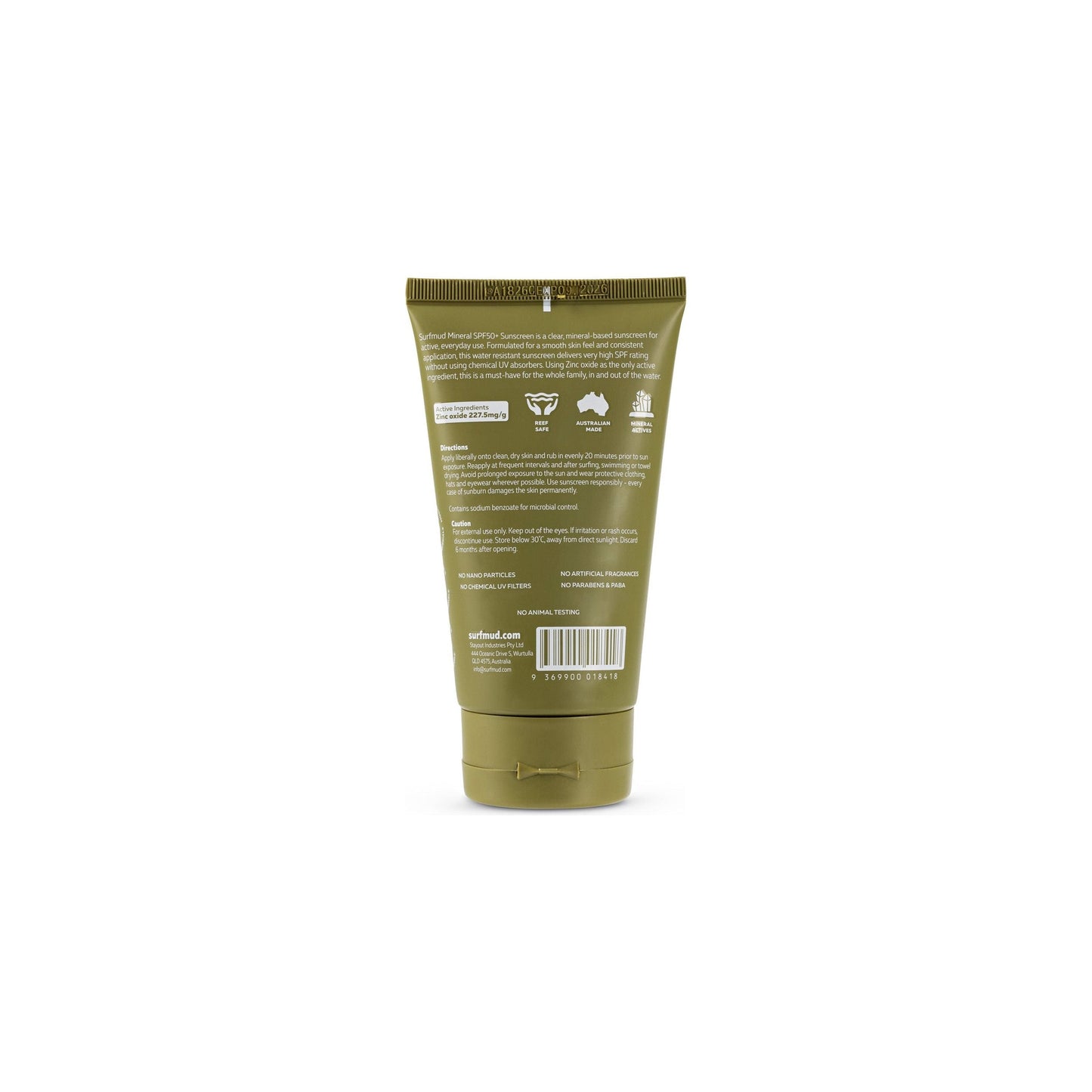 Surf Mud - Mineral Sunscreen SPF 50+ - Velocity 21