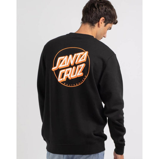 Santa Cruz - No Fill Dot Stripe Crew Neck Sweater - Velocity 21