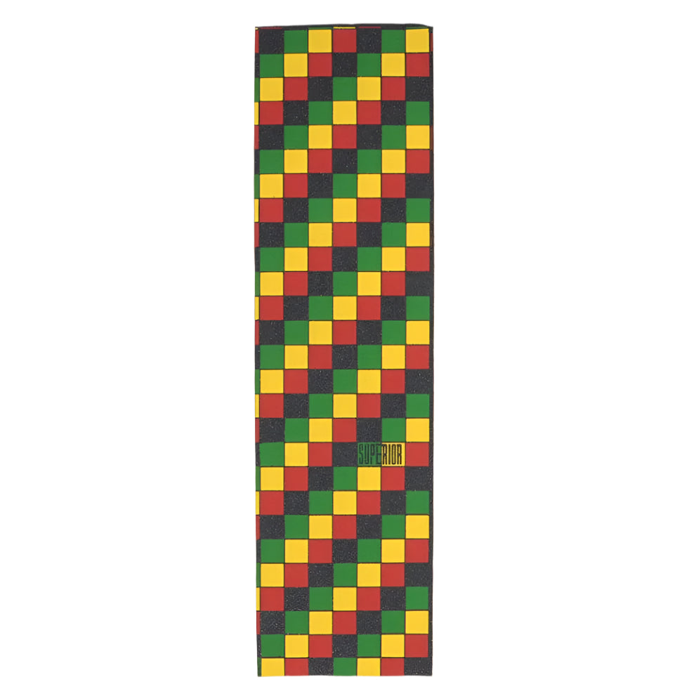 Superior Skateboards - Rasta Check Griptape - Velocity 21