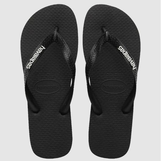Havaianas - Rubber Logo - Black/White - Velocity 21