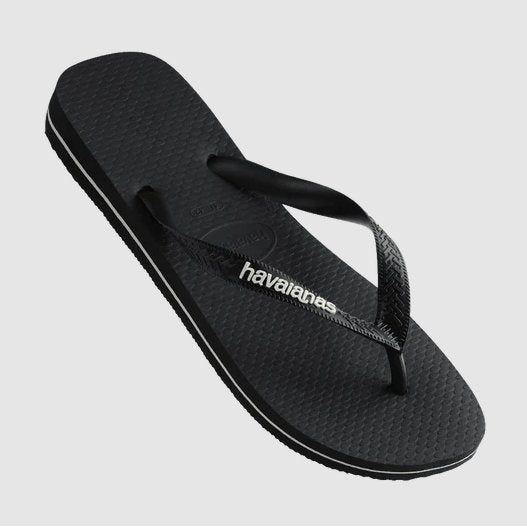Havaianas - Rubber Logo - Black/White - Velocity 21