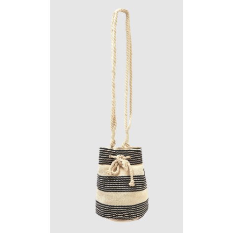 Seafolly - Stripe Bucket Bag - Black - Velocity 21