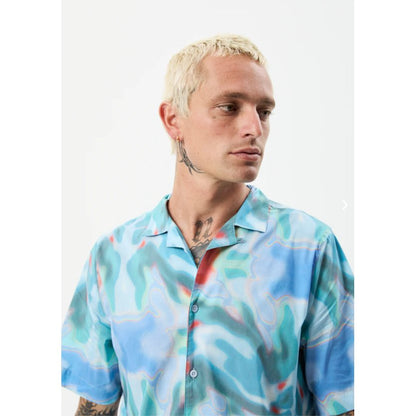 Afends - Thermal Recycled Cuban SS Shirt - Velocity 21