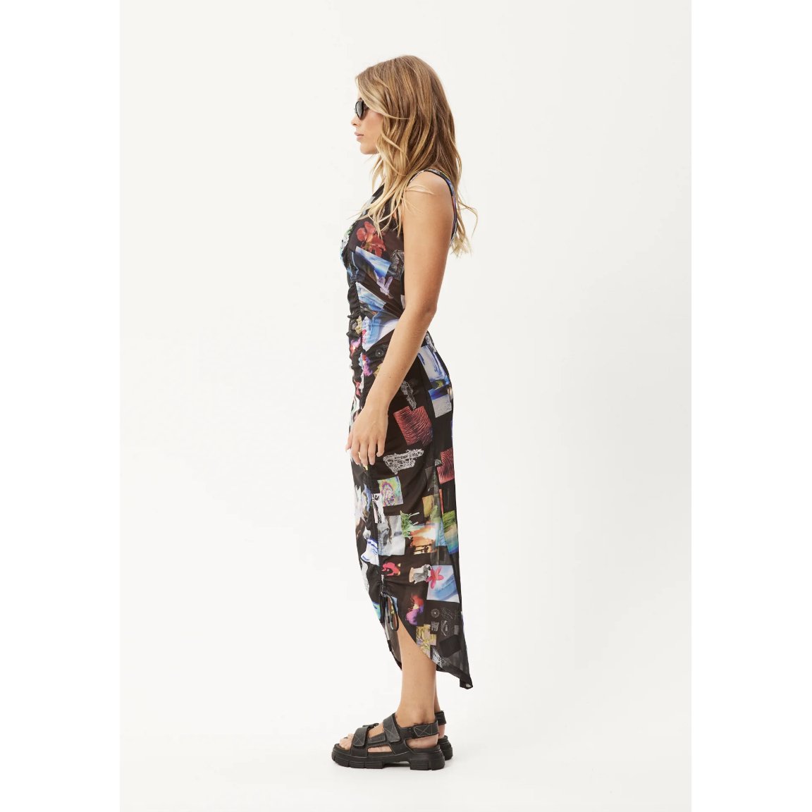 Afends - Under Pressure Recycled Mesh Maxi Dress - Velocity 21