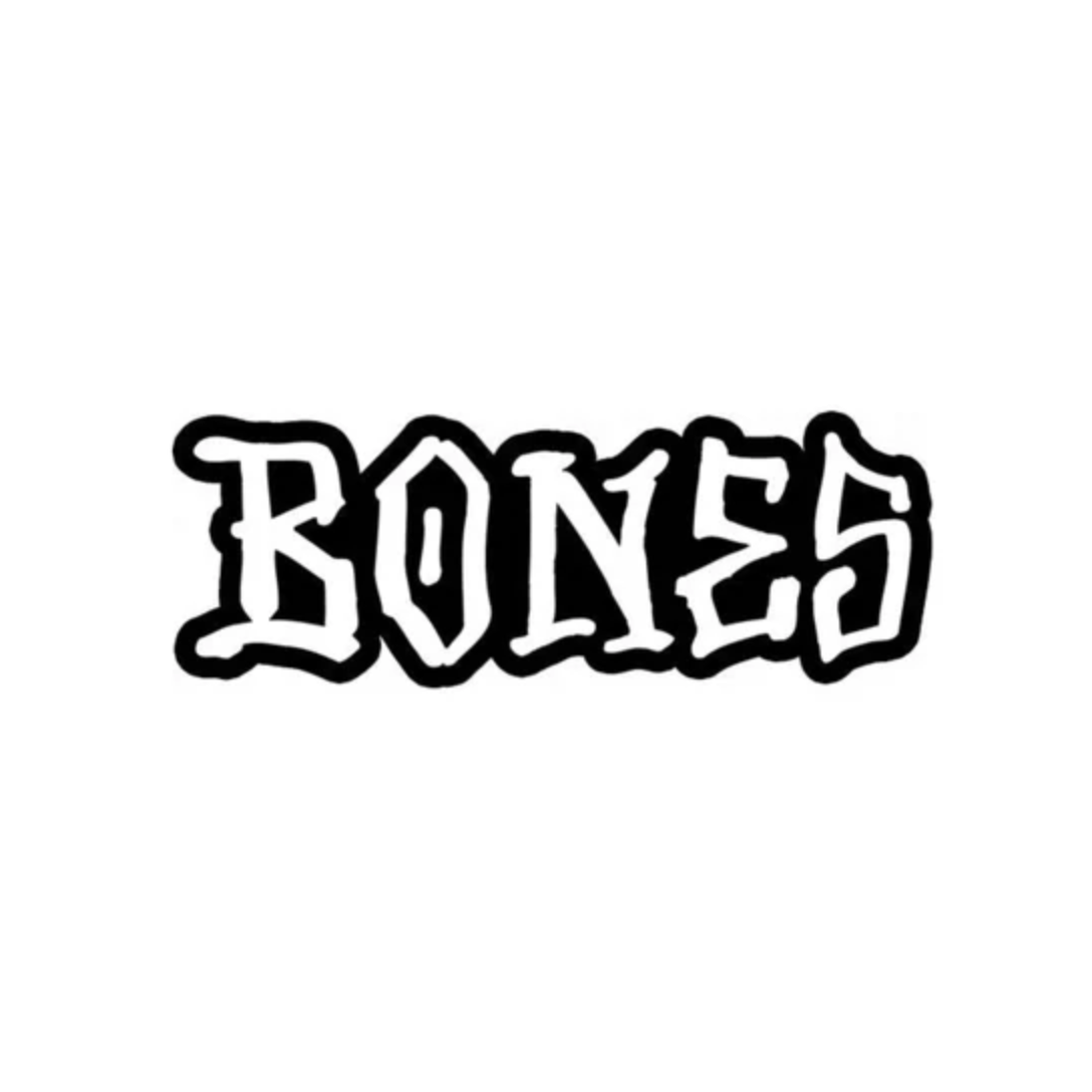 Bones Bearings logo in black and white | Velocity 21
