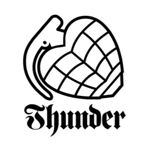 Thunder Trucks logo in black and white | Velocity 21