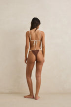 Lily Rib Soft Strap Slide Tri Top