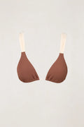 Lily Rib Soft Strap Slide Tri Top