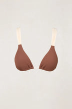 Lily Rib Soft Strap Slide Tri Top