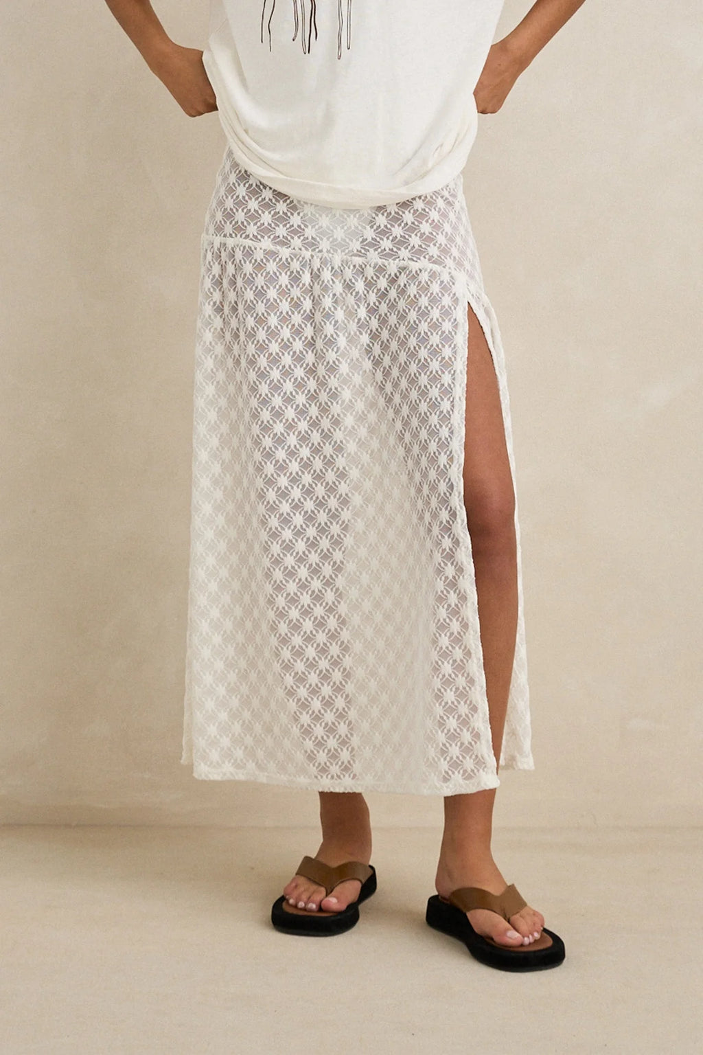 Gigi Lace Maxi Skirt