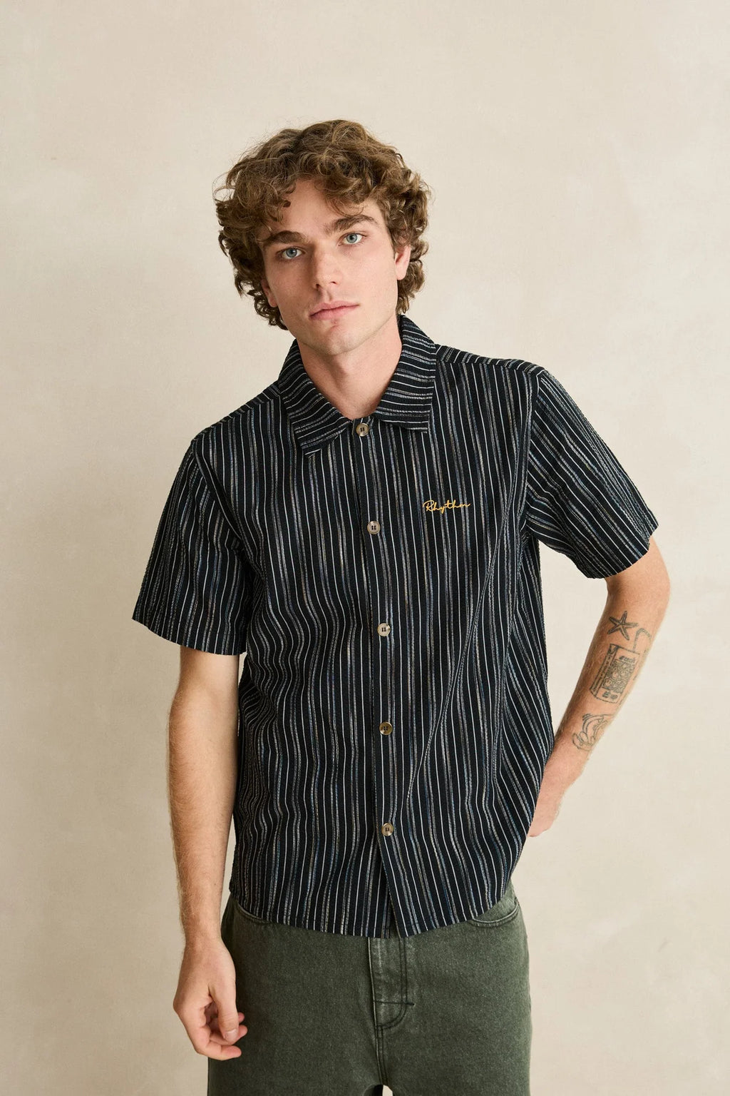 Seersucker Stripe SS Shirt
