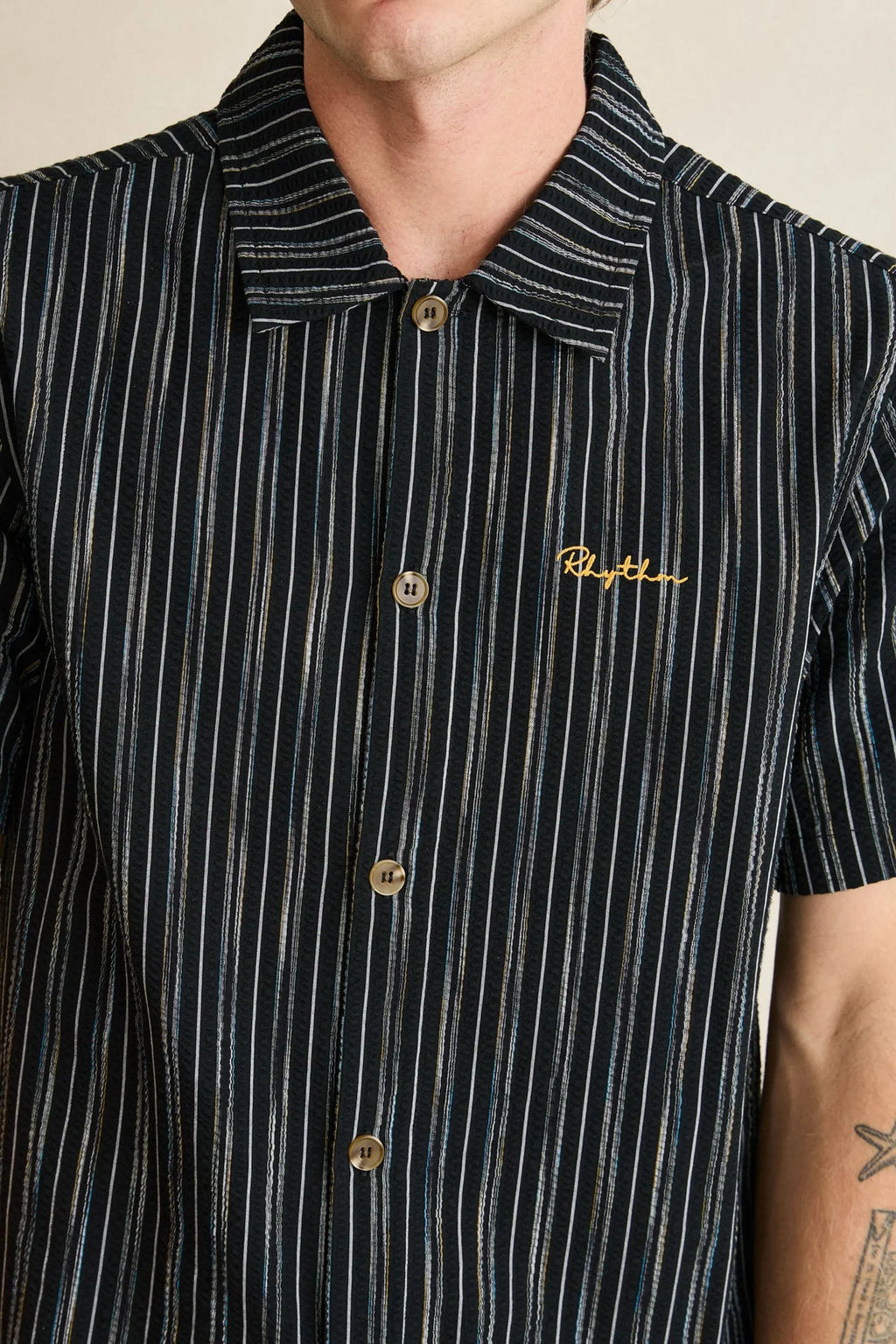 Seersucker Stripe SS Shirt