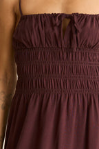 Staple Mini Dress - Chocolate