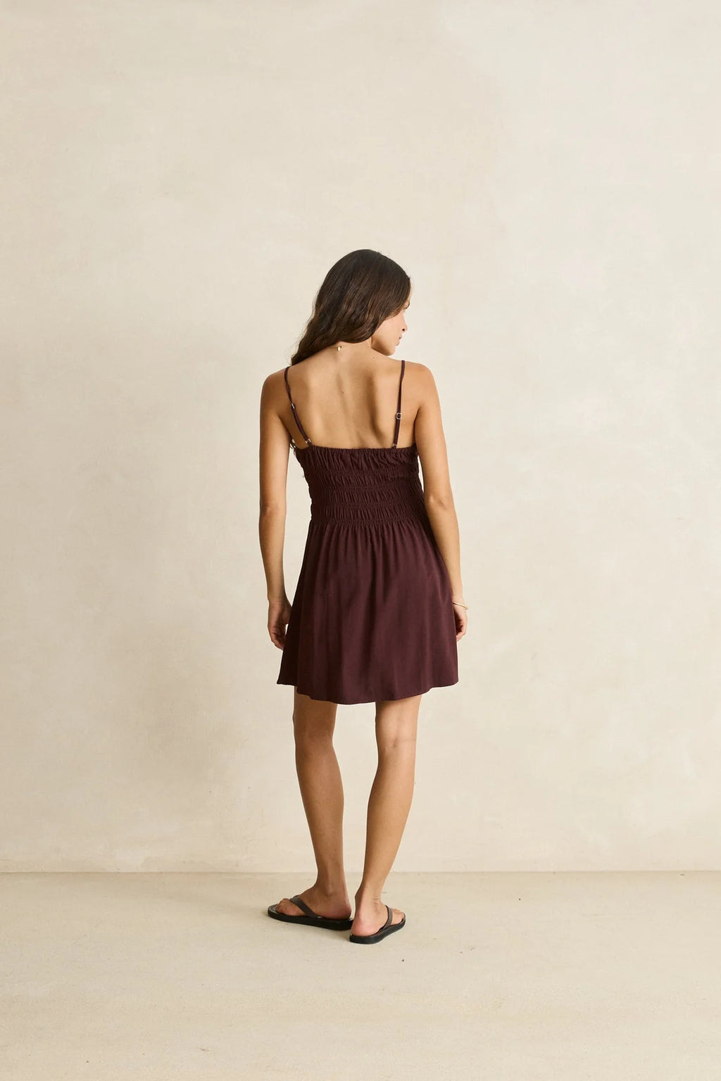 Staple Mini Dress - Chocolate