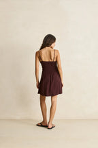Staple Mini Dress - Chocolate