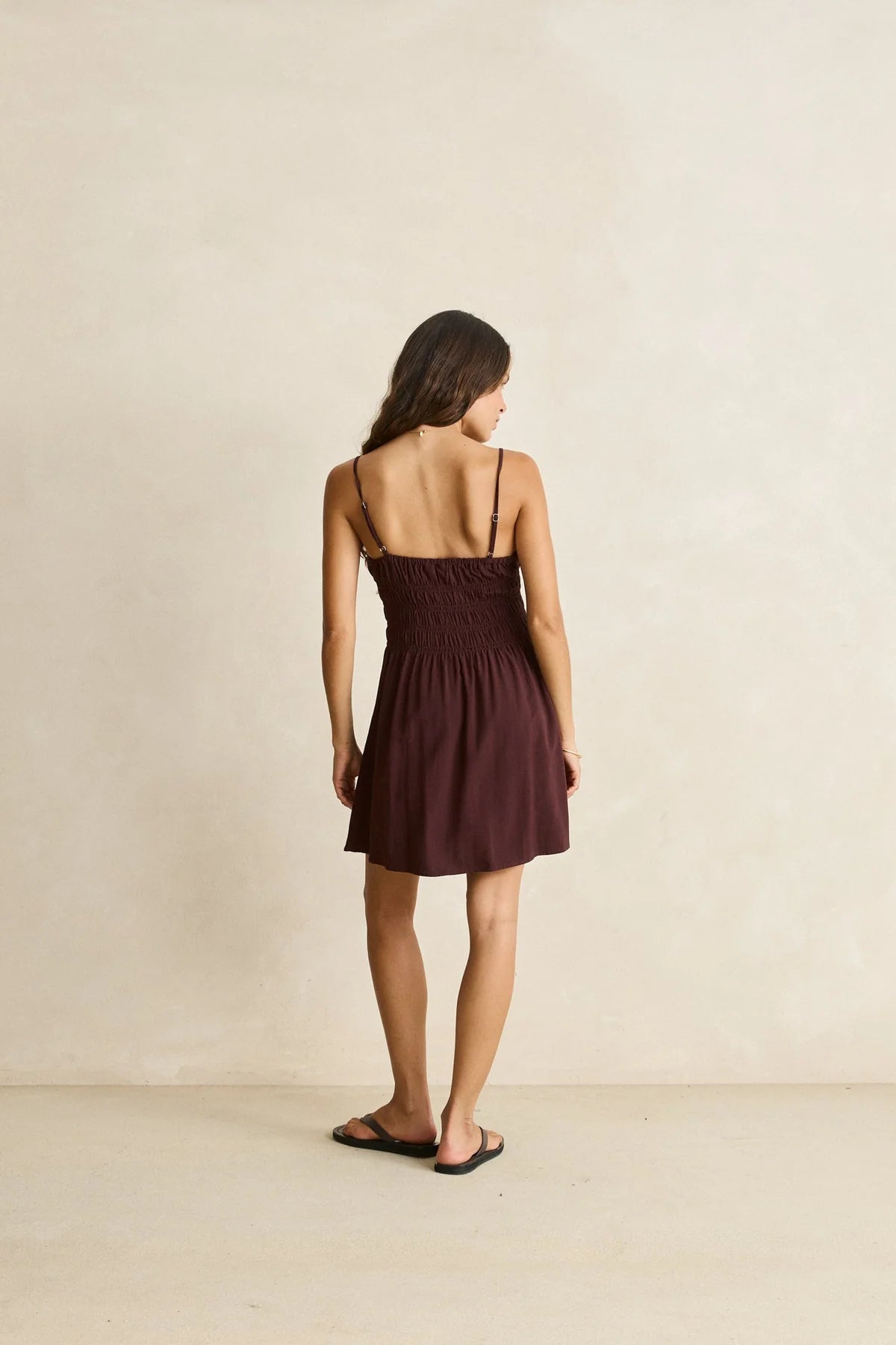 Staple Mini Dress - Chocolate