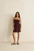 Staple Mini Dress - Chocolate