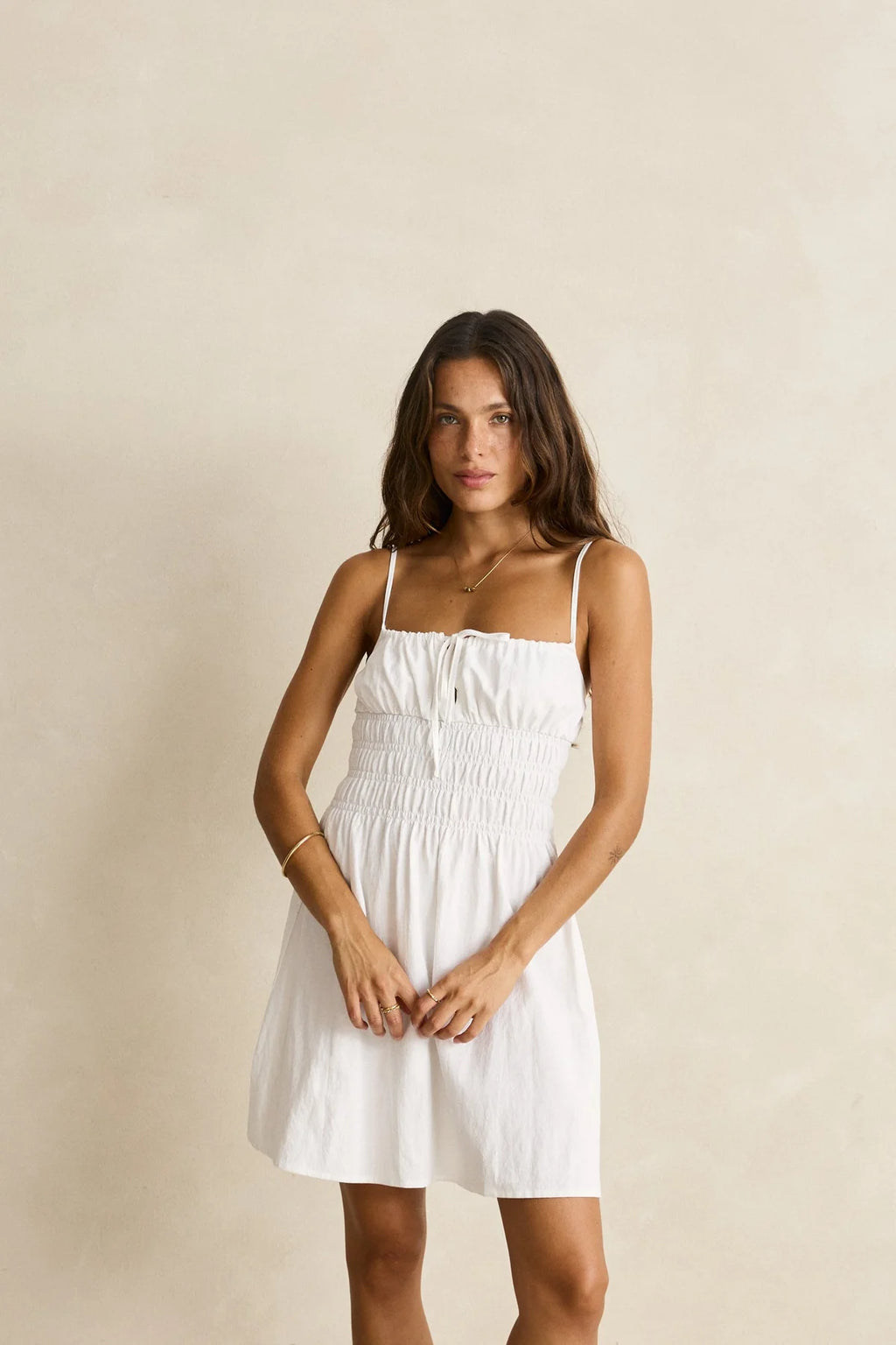 Staple Mini Dress - White