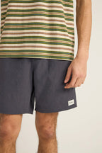 Textured Linen Jam - Navy