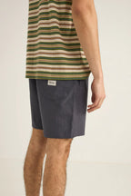 Textured Linen Jam - Navy