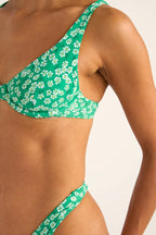 Evergreen Floral Underwire Top