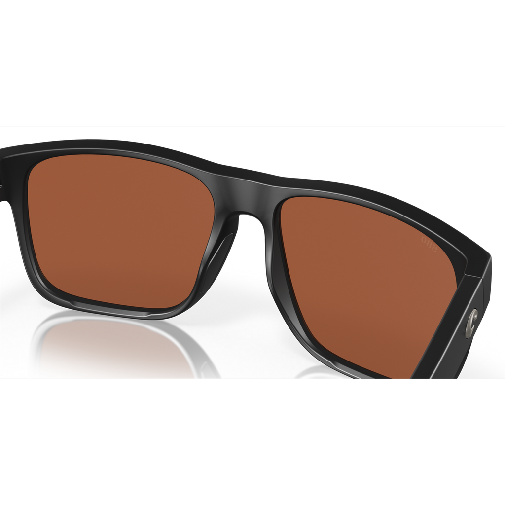 Costa Spearo XL Sunglasses - Velocity 21 Matte Black + Green Mirror Polarised Glass 580G
