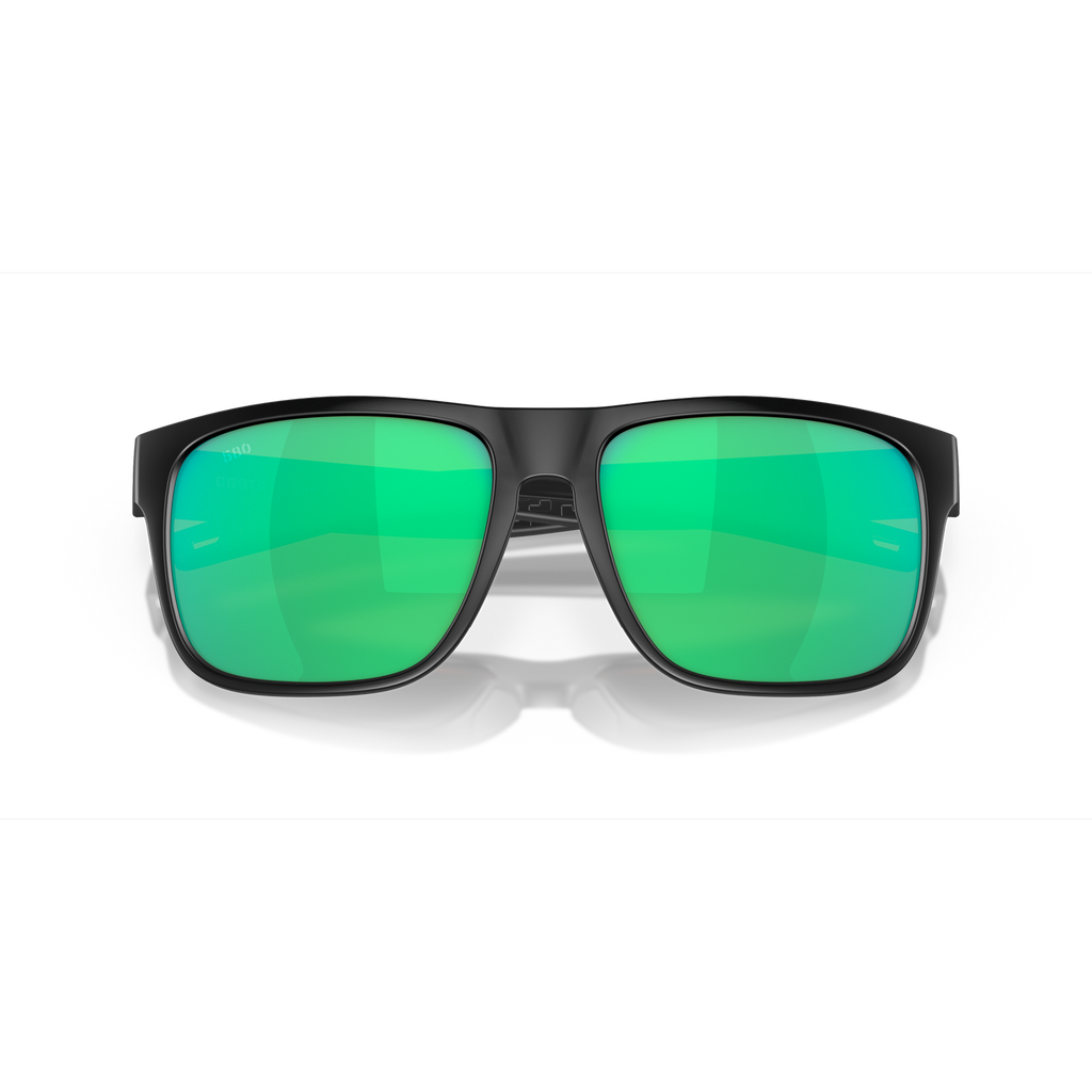 Costa Spearo XL Sunglasses - Velocity 21 Matte Black + Green Mirror Polarised Glass 580G