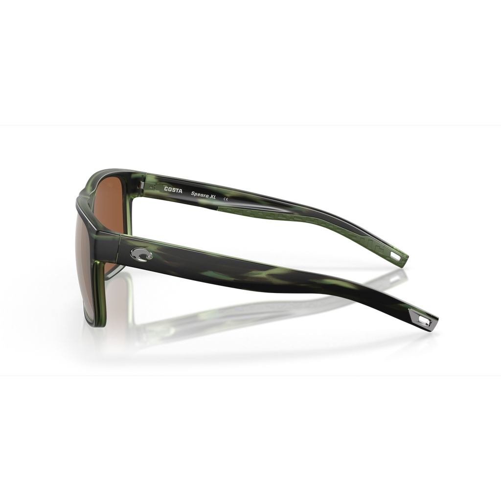 Costa Spearo XL Sunglasses - Velocity 21 Matte Reef + Copper Silver Mirror Polarised Glass 580G