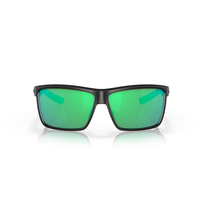 Costa Rinconcito Sunglasses - Velocity 21 Matte Black + Green Mirror Polarised Glass 580G