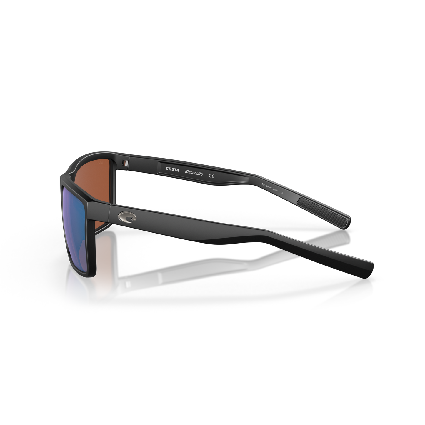 Costa Rinconcito Sunglasses - Velocity 21 Matte Black + Green Mirror Polarised Glass 580G