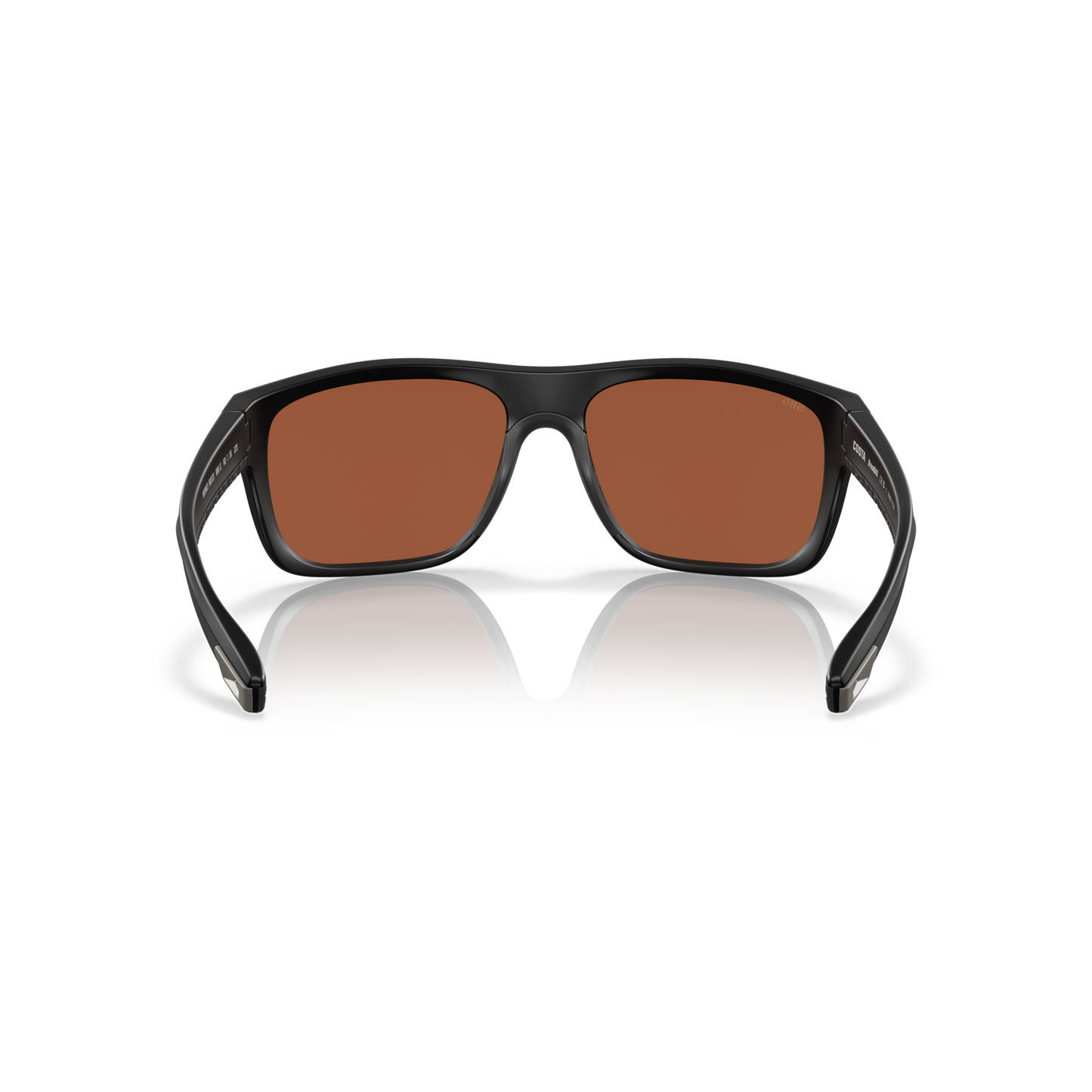 Costa Broadbill Sunglasses - Velocity 21 Matte Black + Green Mirror Polarised Glass 580G