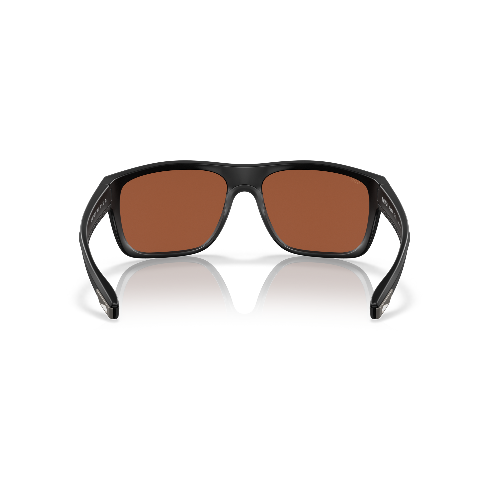 Costa Broadbill Sunglasses - Velocity 21 Matte Black + Green Mirror Polarised Glass 580G