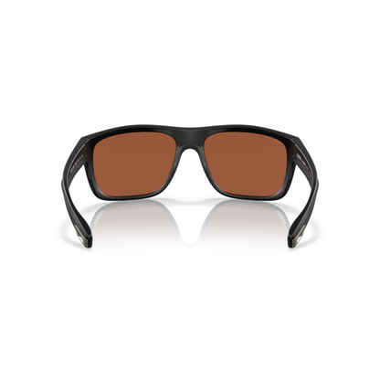 Costa Broadbill Sunglasses - Velocity 21 Matte Black + Green Mirror Polarised Glass 580G