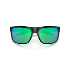 Costa Broadbill Sunglasses - Velocity 21 Matte Black + Green Mirror Polarised Glass 580G