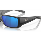 Costa Blackfin Pro Sunglasses - Velocity 21 Matte Black + Blue Mirror Polarised Glass 580G