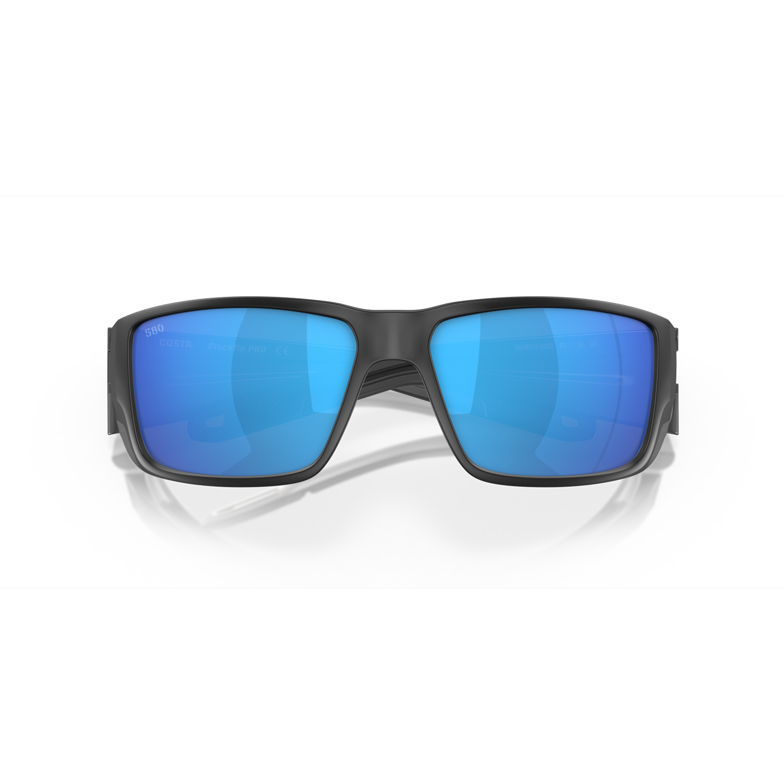 Costa Blackfin Pro Sunglasses - Velocity 21 Matte Black + Blue Mirror Polarised Glass 580G