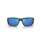 Costa Blackfin Pro Sunglasses - Velocity 21 Matte Black + Blue Mirror Polarised Glass 580G