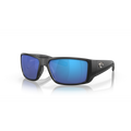 Costa Blackfin Pro Sunglasses - Velocity 21 Matte Black + Blue Mirror Polarised Glass 580G