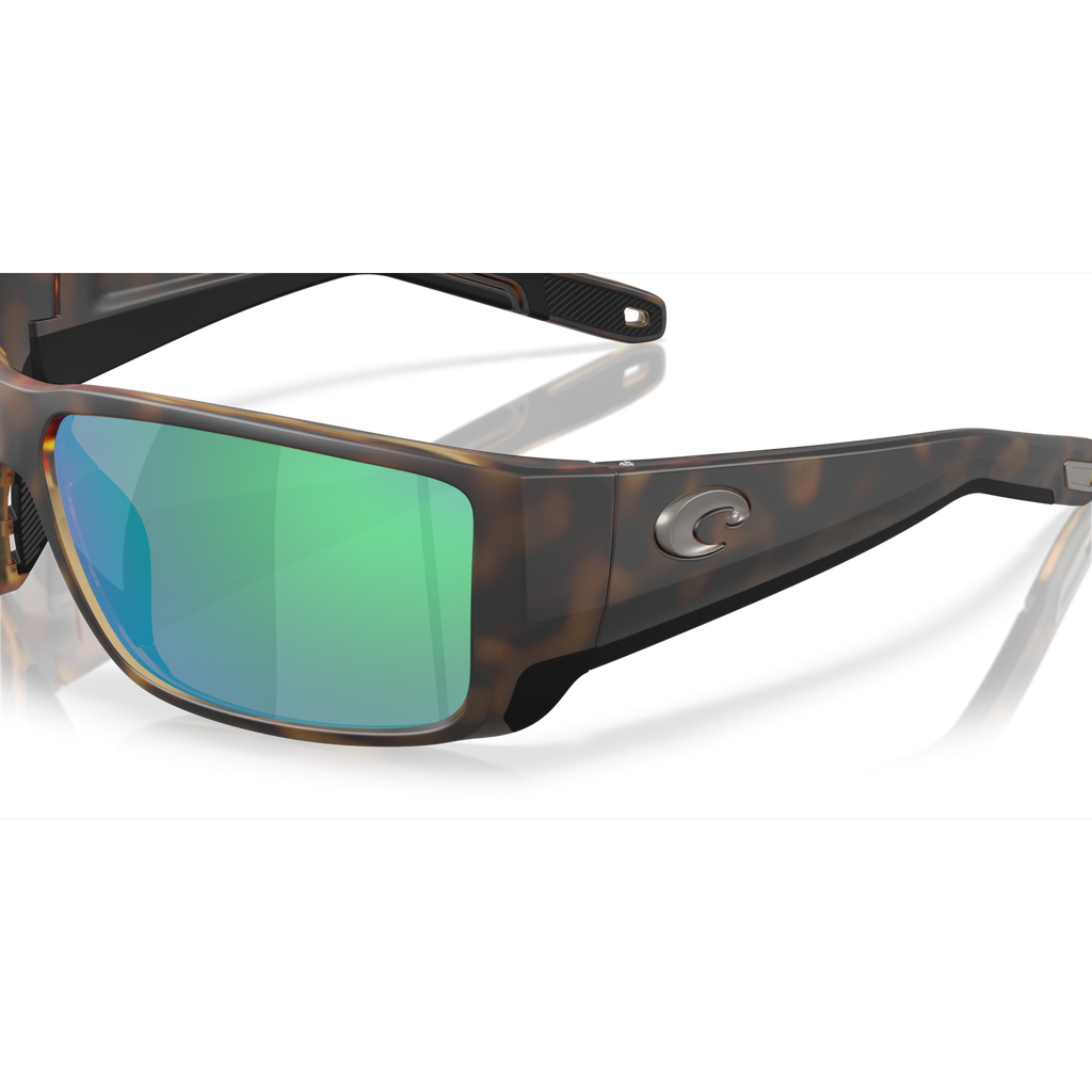 Costa Blackfin Pro Sunglasses - Velocity 21 Matte Tortoise + Green Mirror Polarised Glass 580G