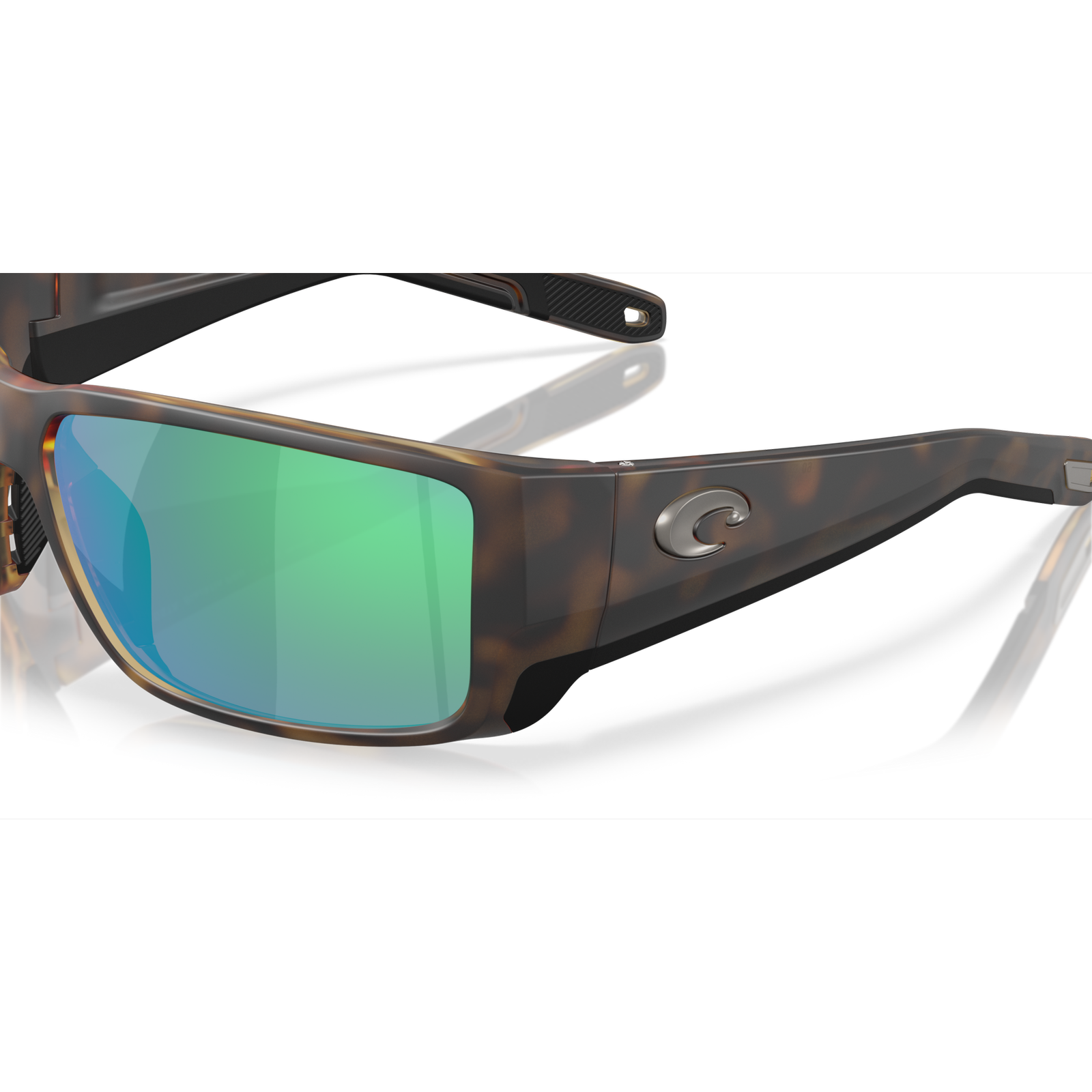 Costa Blackfin Pro Sunglasses - Velocity 21 Matte Tortoise + Green Mirror Polarised Glass 580G