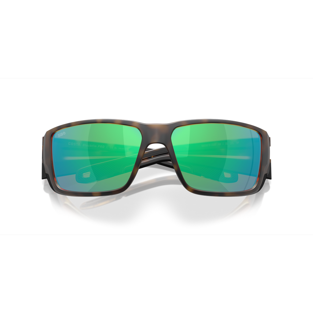 Costa Blackfin Pro Sunglasses - Velocity 21 Matte Tortoise + Green Mirror Polarised Glass 580G
