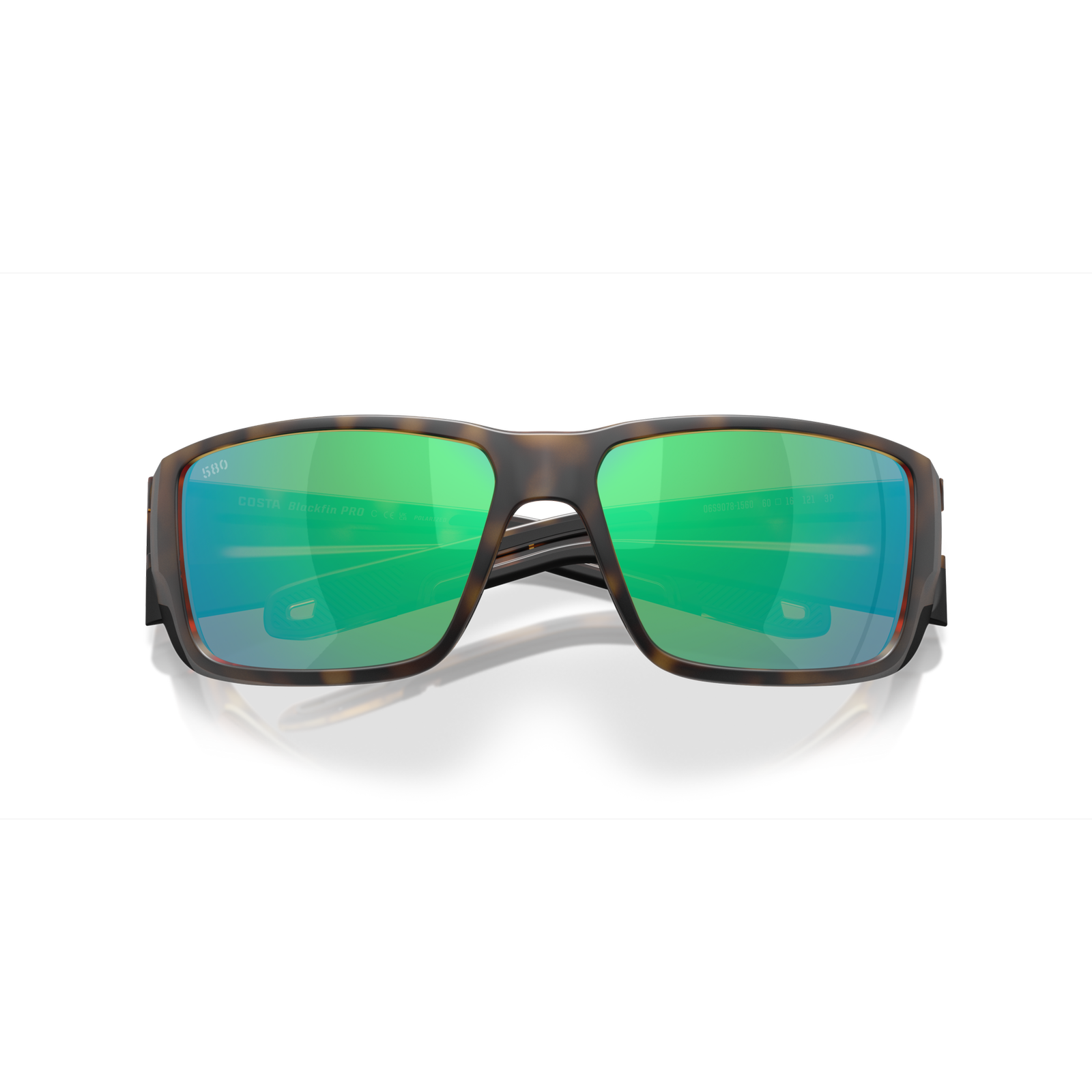 Costa Blackfin Pro Sunglasses - Velocity 21 Matte Tortoise + Green Mirror Polarised Glass 580G